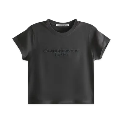 Alexander Wang Women's T-Shirts "Washed Black Bean"