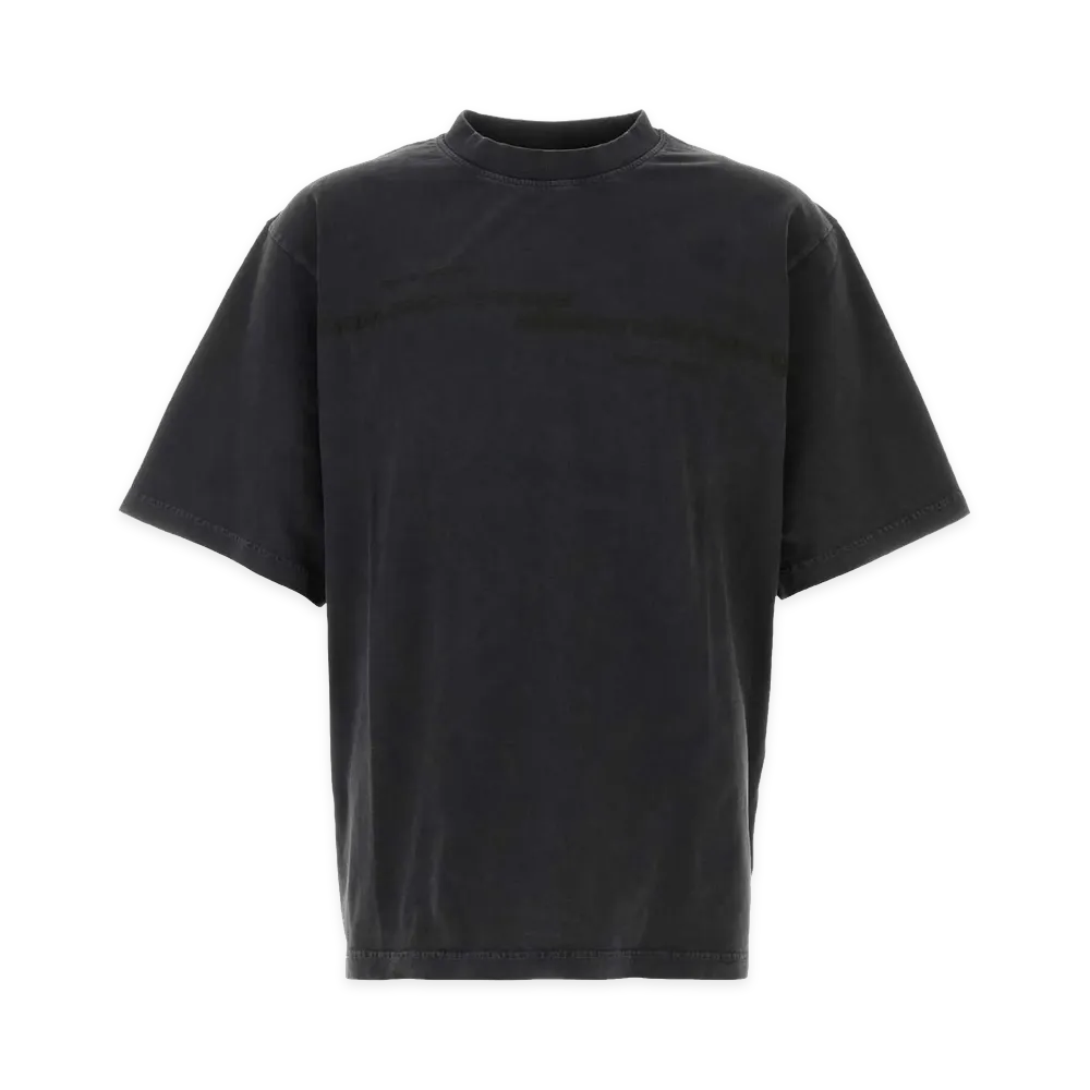Alexander Wang Women's Mirrored Logo T-Shirts "Washed Black"