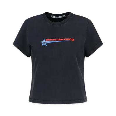 Alexander Wang Women's T-Shirts "Washed Black"