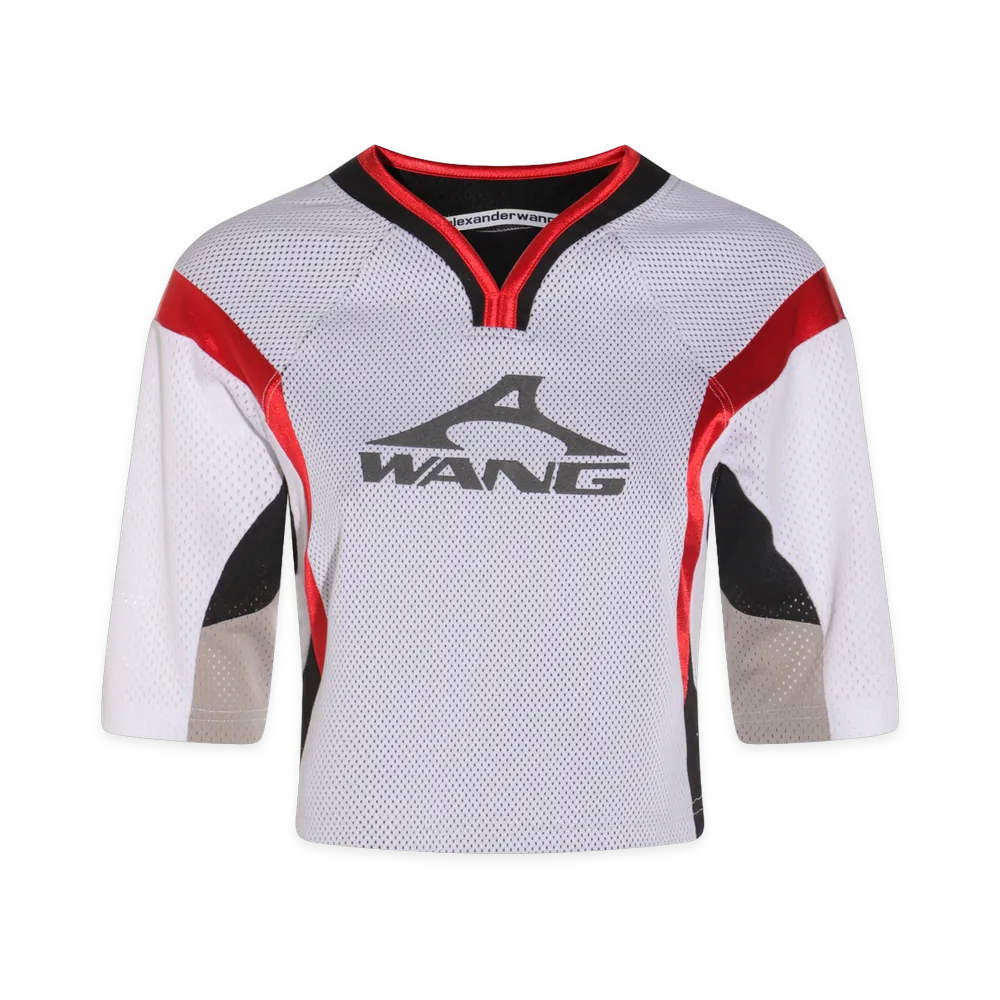 Alexander Wang Women's T-Shirts "White/Red"