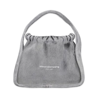 Alexander Wang Women's Ryan Small Handbag "Asphalt Gray"
