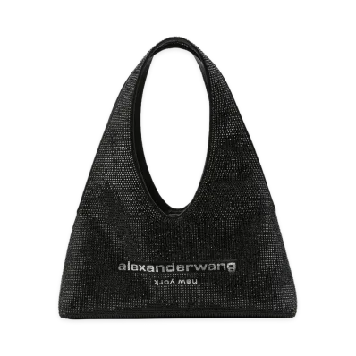Alexander Wang Women's Pike Crystal Mini Handbag "Black"
