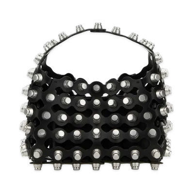 Alexander Wang Women's Embellished Leather Small Rex Handbag "Black"