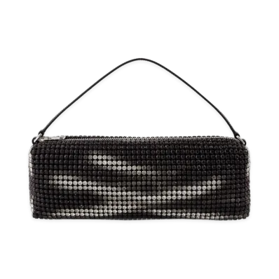 Alexander Wang Women's Heiress Flex Handbag "Black Aged"