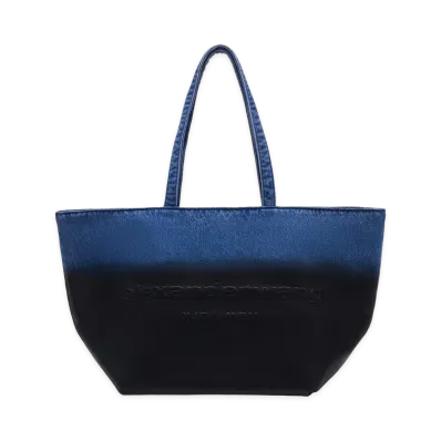 Alexander Wang Women's Punch Shopper Bag "Vintage Marbled Blue/Black"