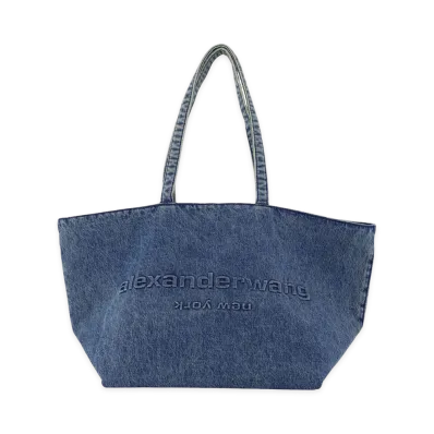 Alexander Wang Women's Punch Tote Bag "Vintage Medium Indigo"