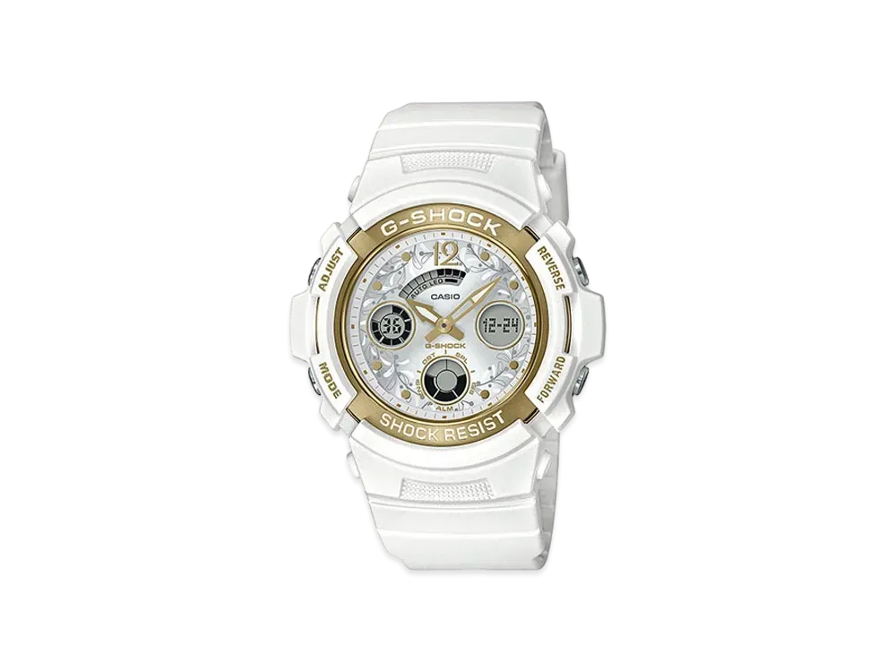 Casio G-SHOCK AW-590LG-7A Lover's Collection 2019 "White"