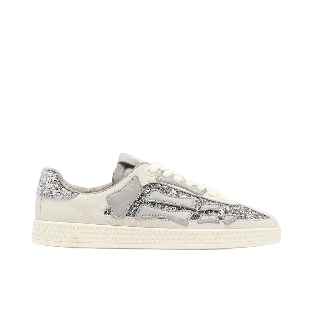 AMIRI Women's Glitter Pacific Bones "Silver Grey"