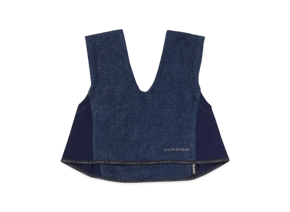 and wander Alpha Direct Bustier (W) "Navy"