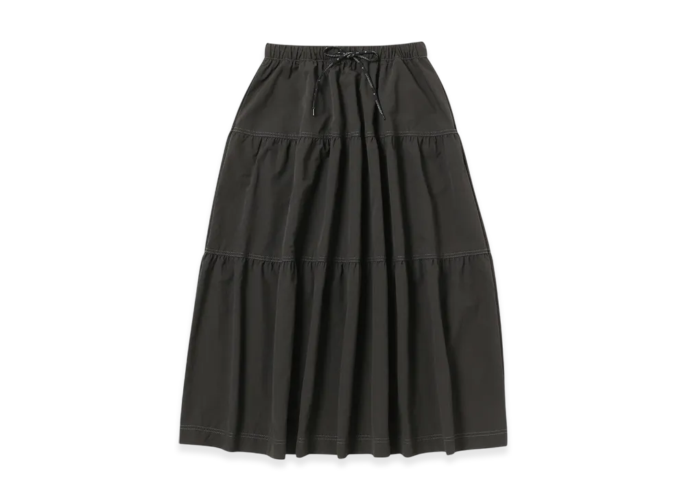and wander Crinkled Nylon Skirt 2 (W) "Charcoal"