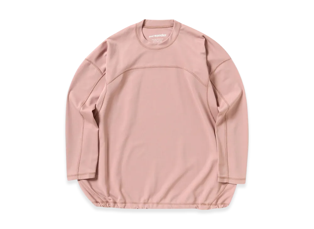 and wander Dry Jersey LS T (W) "Pink"