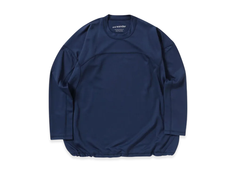 and wander Women's Dry Jersey LS T "Navy"