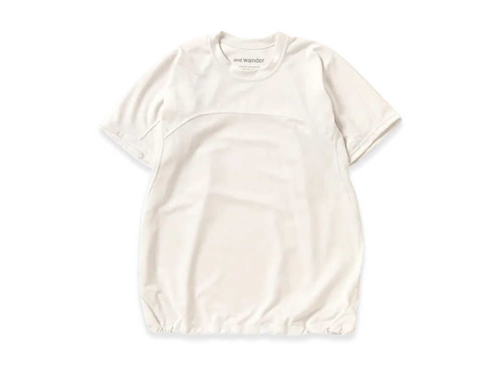 and wander Dry Jersey SS T (W) "Off White"