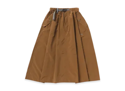 and wander Oversized Cargo Skirt (W) "Light Brown"