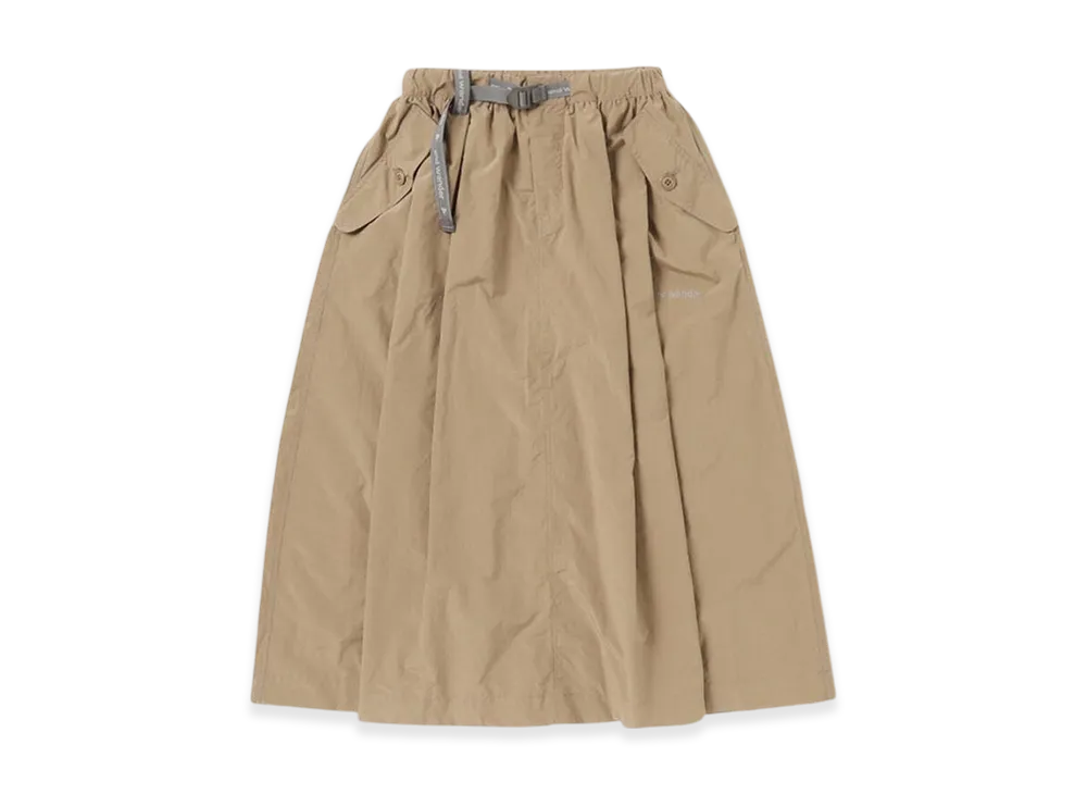 and wander Women's Oversized Cargo Skirt "Beige"