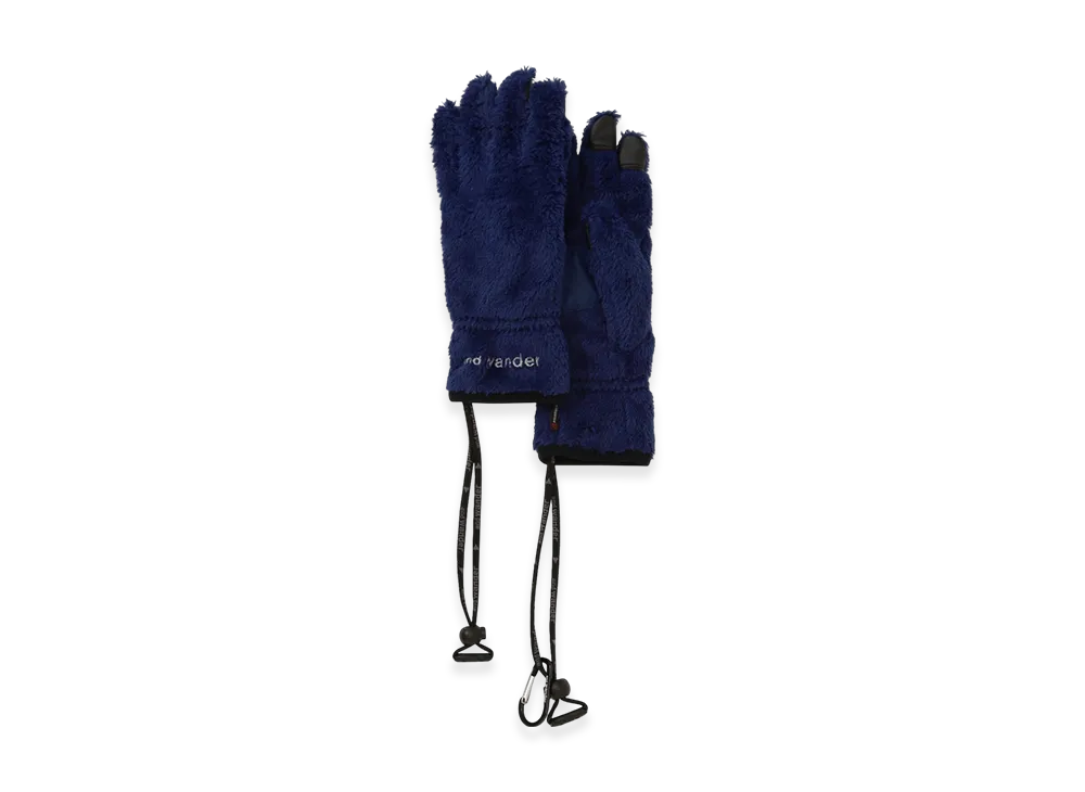 and wander High Loft Fleece Glove "Blue"