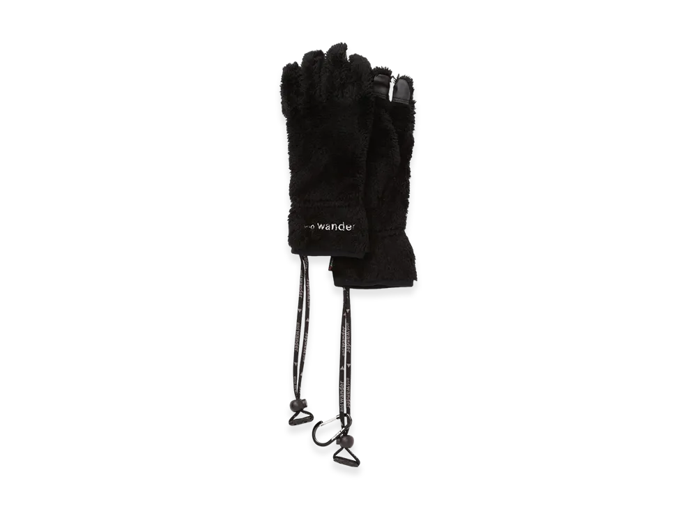 and wander High Loft Fleece Glove "Black"