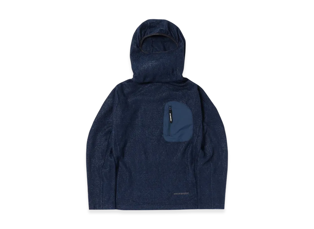 and wander Alpha Direct Hoodie 2 "Navy"