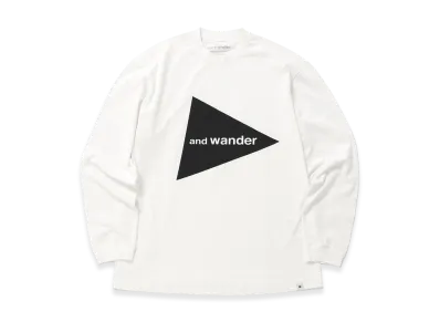 and wander Logo LS T "White"