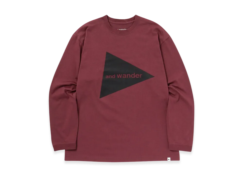 and wander Logo LS T "Purple"