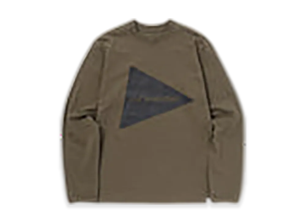 and wander Logo LS T "Khaki"