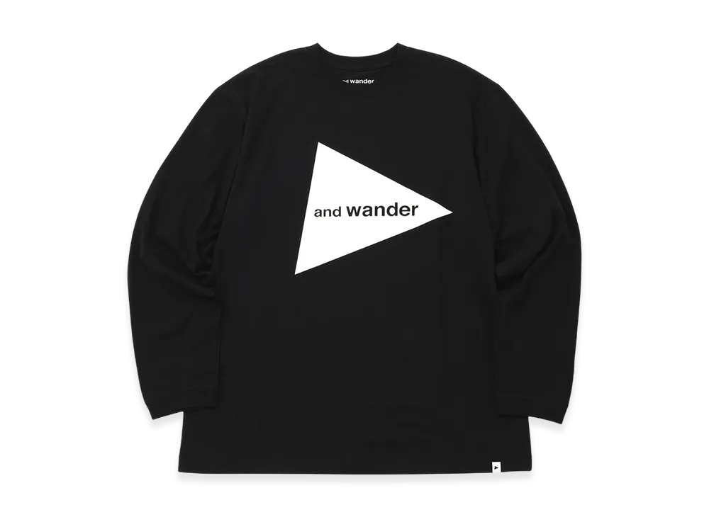 and wander Logo LS T "Black"