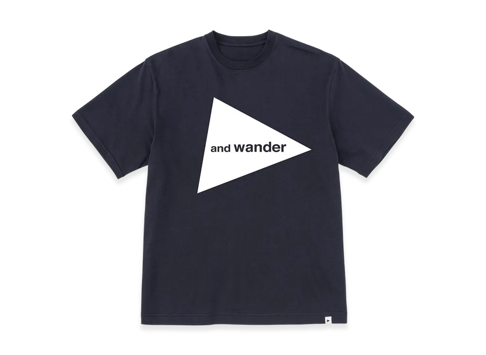 and wander Logo SS T "Black"