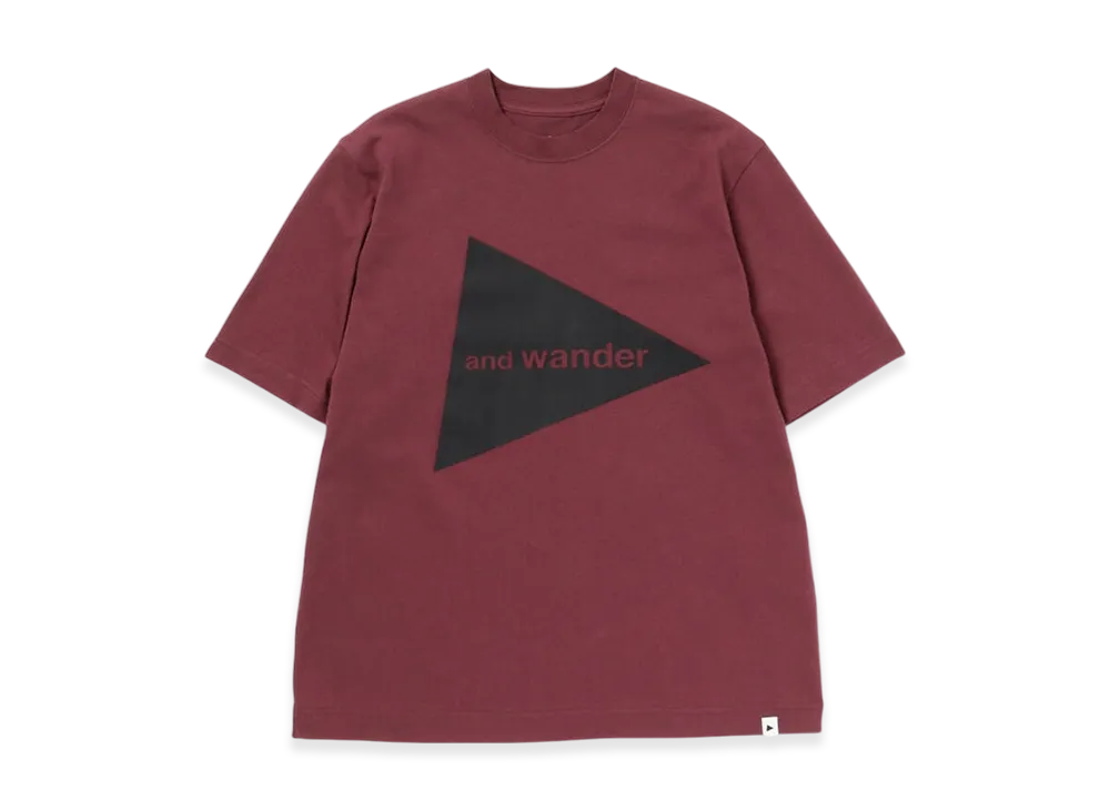 and wander Logo SS T "Purple"