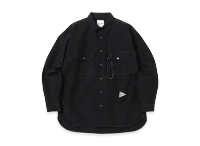 and wander Cordura Typewriter LS Shirt "Black"