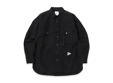 and wander Cordura Typewriter LS Shirt "Black"