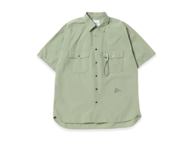 and wander Cordura Typewriter SS Shirt "Light Moss"