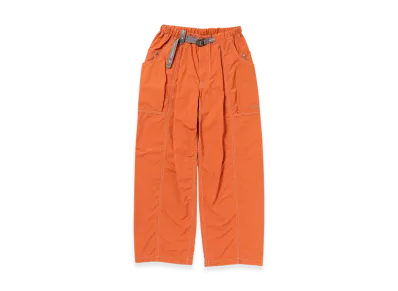 and wander Crinkled Nylon Pants "Orange"