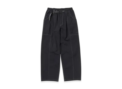 and wander Crinkled Nylon Pants "Black"