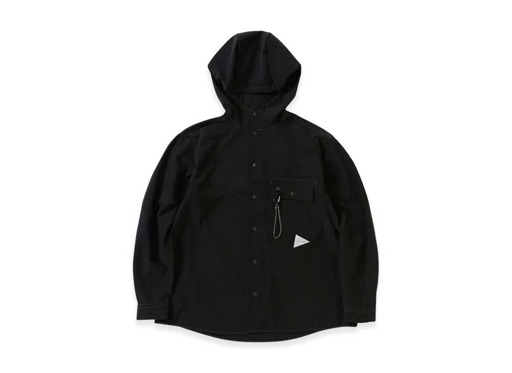 and wander Dry Breathable Hoodie "Black"