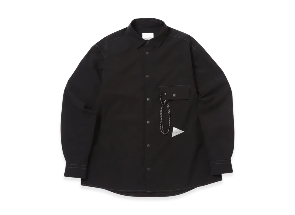 and wander Dry Breathable LS Shirt "Black"