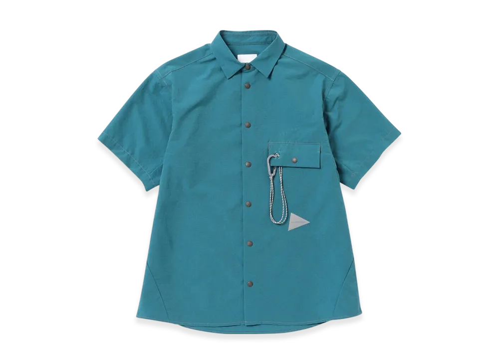 and wander Dry Breathable SS Shirt "Light Blue"