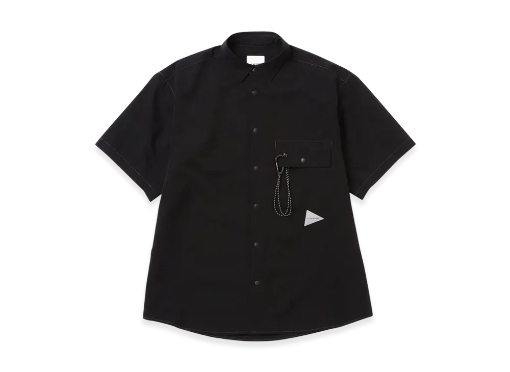 and wander Dry Breathable SS Shirt "Black"