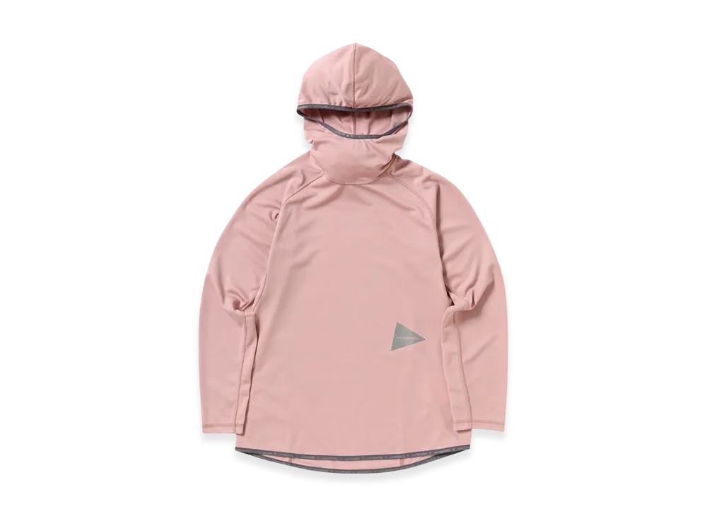 and wander Dry Jersey LS Hoodie "Pink"