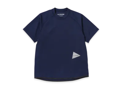 and wander Dry Jersey Raglan SS T "Navy"
