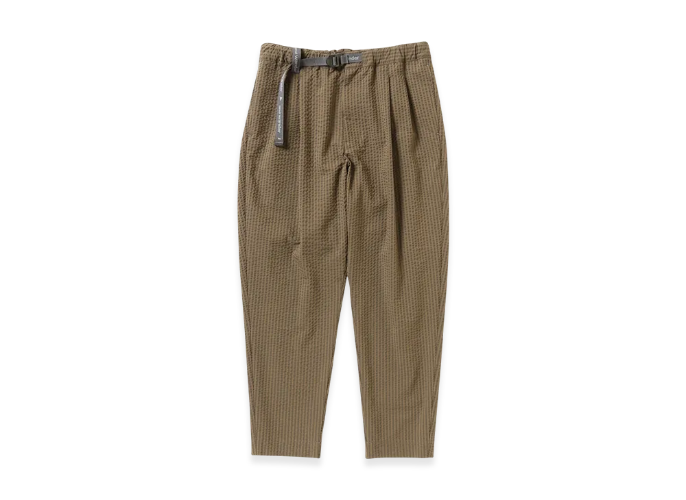 and wander Dry Soft Seersucker Pants "Beige"