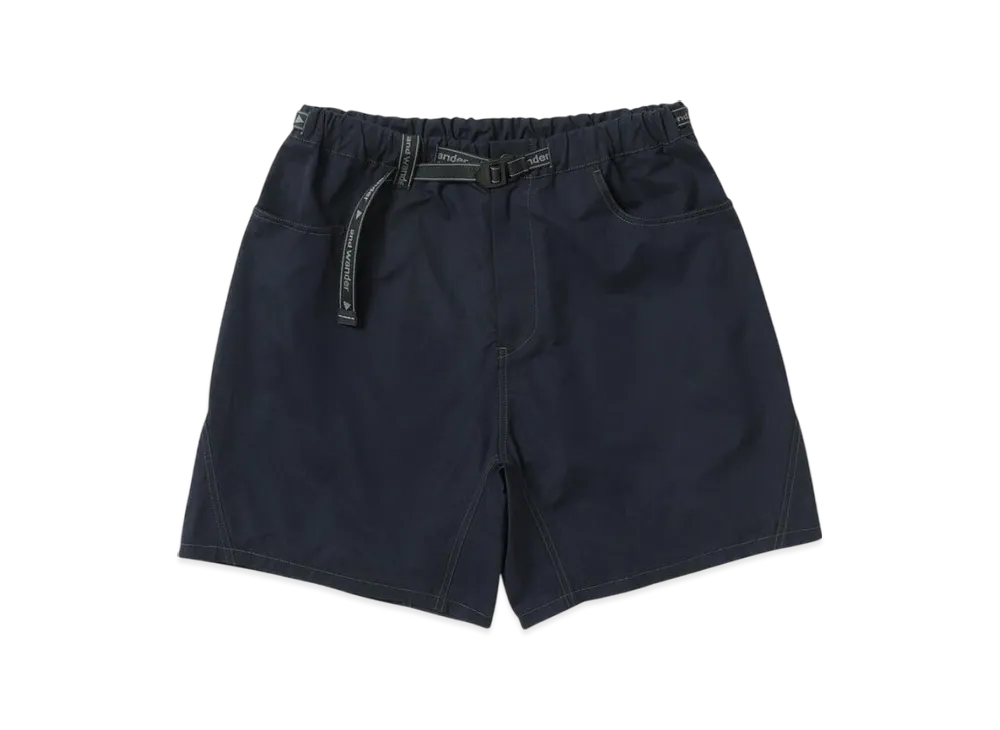 and wander High Count Cloth Short Pants (M) "Navy"