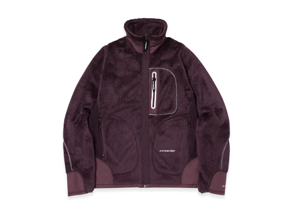 and wander High Loft Fleece Jacket "Purple"