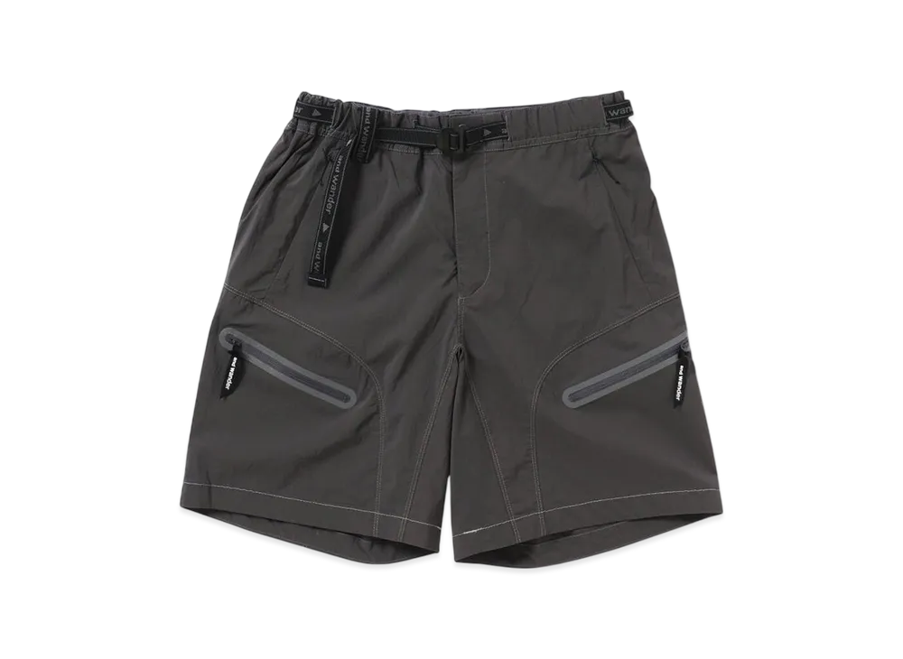 and wander Light Hike Short Pants "Charcoal"