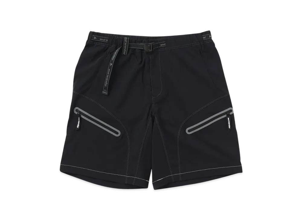 and wander Light Hike Short Pants "Black"