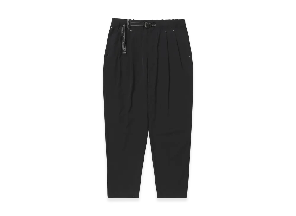and wander Light W Cloth Pants "Black"