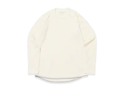 and wander Merino Base LS T "Off White"