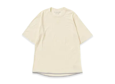 and wander Merino Base SS T "Off White"