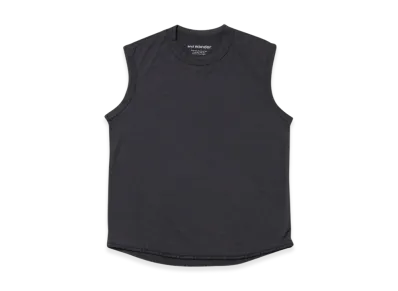 and wander Merino Base Tank Top "Charcoal"