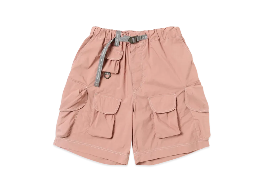 and wander Multi Pocket Short Pants (M) "Pink"