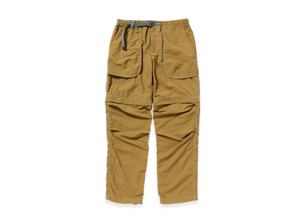 and wander NY Taffeta Hiker 2Way Pants "Beige"